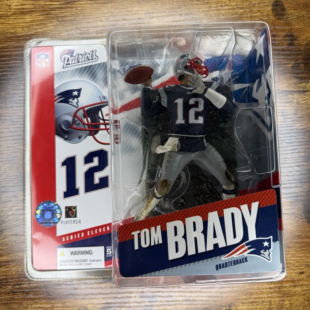 2005 McFarlane NFL Series 11 Tom Brady Patriots Figure Sealed 2nd Edition
